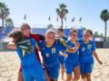 Яркий камбэк: женская сборная Украины по пляжному футболу вышла в полуфинал Евролиги-2022