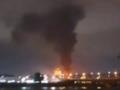 В Сочи после атаки БПЛА горит нефтебаза