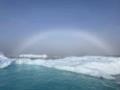 Украинские полярники поделились невероятными фото белой радуги