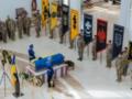 Хоругвы подразделений 1-го корпуса НГУ «Азов» освятили возле гроба Евгения Коновальца