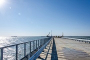 В Крыму возвели более половины опор моста через Керченский пролив