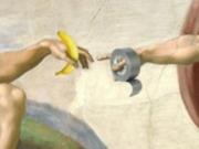Инсталляцию с бананом и скотчем высмеяли в сети