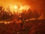 Пожары в Турции остановили движение по Дарданелльскому проливу