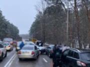 В Киеве произошло массовое ДТП с участием 13 авто