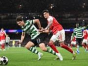 В четвертьфинале Лиги чемпионов ничья позволила Арсеналу обойти Спортинг