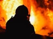 В Полтавской области возник пожар из-за падения российского дрона
