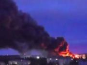 Под Петербургом горит индустриальный парк