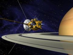 Зонд Cassini готовится к нырку в  большую пустоту 