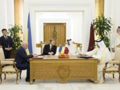 Порошенко провел переговоры с эмиром Катара