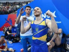 Украинские гимнасты Верняев и Бачинская оформили  золотой  дубль на Евроиграх