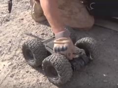 Обнародовано видео использования российских роботов в Сирии