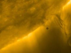 Европейский аппарат снял на видео движение Меркурия по диску Солнца