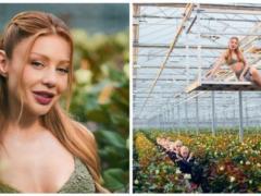 Тіна Кароль зі сталевим пресом в екстраміні зачарувала гнучкістю на зніманнях кліпу у теплиці