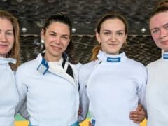 Украинские шпажистки впервые выиграли золото чемпионата Европы по фехтованию