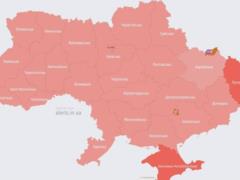 В Украине объявлена ??масштабная воздушная тревога из-за взлета МиГ-31К