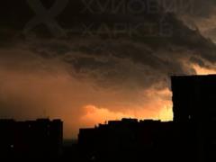 В Харькове и области из-за непогоды повалены деревья, подтоплены улицы, пропал свет