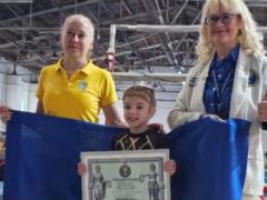 6-летняя львовянка установила мировой рекорд Гиннеса по подъемам-переворотам