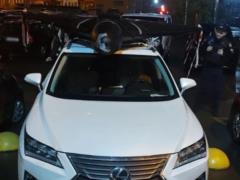 Полиция Киева изъяла  шахед , который ветеран перевозил на крыше своего  Лексуса 