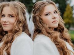 Двойное счастье – на Хмельнитчине сестры-близнецы вышли замуж в один день