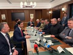  Начало встречи было удачным : Кислица прокомментировал переговоры делегаций по  мирному плану 