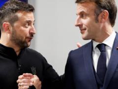 Зеленский прибыл в Париж для встречи с Макроном