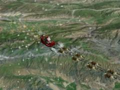 Санта Клаус пролетел над Украиной, чтобы доставить подарки на Рождество