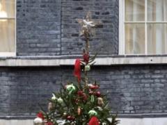 Верхушку елки на Даунинг-стрит украсила украинская игрушка