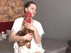 Спит на подушке и кукарекает в 8 утра: как живет квартирный петух Цыпа из Житомира