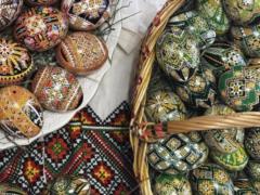 Писанка для начинающих: звезда и веточки - узор и красный цвет как символ жизни