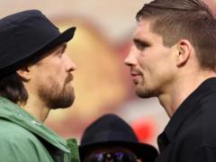 Усик и Верховен провели первую дуэль взглядов в Лондоне