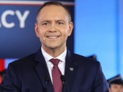 Президент Польши попал в конфуз в прямом эфире.