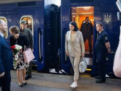 В Украину впервые приехала лидер белорусской оппозиции Светлана Тихановская