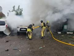 Россияне ударили по двум АЗС на трассе Киев-Чоп в Житомирской области