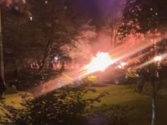 У Бєлгороді зараз дронова  движуха  у розпалі: щось детонує?, є влучання у висотку (відео)